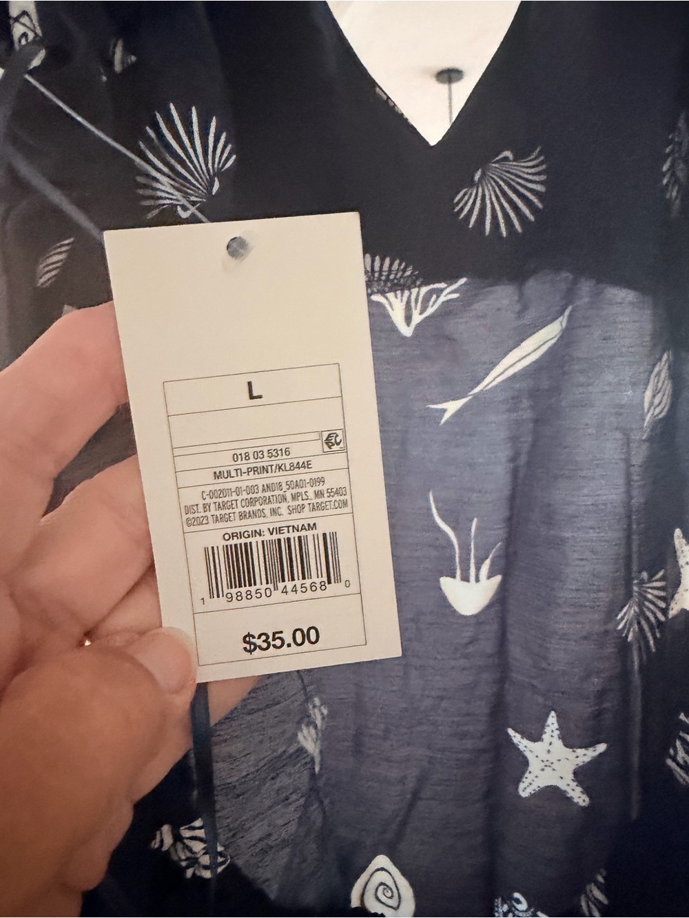 a new day Navy Sea Life Print Maxi Dress - Picture 4 of 5